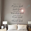 FREE "Praise God" Wall Decal
