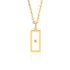 FREE Gold Rectangle Mustard Seed Necklace